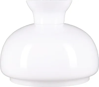 Produktbild von Petroleumglas Lampenglas Glasschirm Ø150mm weiß Leuchtenglas Opalglas