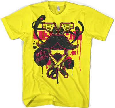 Produktbild von Who Cares T-Shirt - XX-Large - Yellow