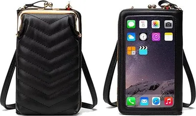 Produktbild von Famanu Schultertasche für mobile Telefone - Schwarz