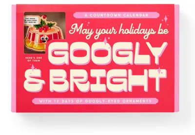 Produktbild von Adventskalender mit weihnachtlichen Anhängern von Googly & Bright