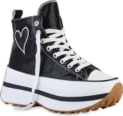 Plateauschuhe Damen Schuhe Hohe Sohle VAN HILL Damen Plateau