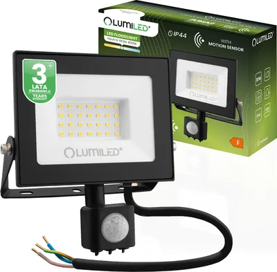 Produktbild von LUMILED LED Strahler 30W Außenstrahler 2700Lm Fluter Strahler Außen IP44 spritzwasserdicht 4000K Neutralweiß Scheinwerfer Flutlichter Bewegungssensor