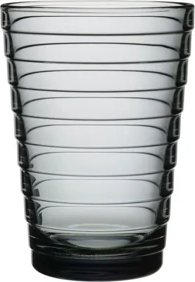 Image de iittala - Verre à liqueur Aino Aalto, 33 cl, gris, lot de 2