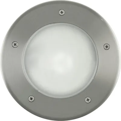 Immagine prodotto di Segnapasso Esterno Moderno Riga 3 Acciaio Argento 1 Luce E27
