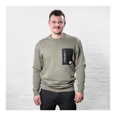 Produktbild von STIER Heavy Crew Sweater duty organic Baumwolle S olive