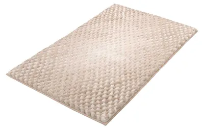 Produktbild von Badematte - Beige - Creme - Polyester - 70 x 120 cm