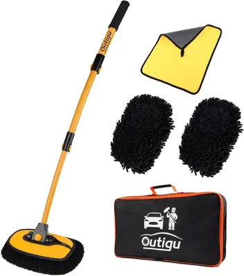 Obrázek produktu pro Teleskopická mycí kartáč, 3 v 1, pro automobily