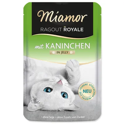 Image de Miamor Cat Ragout lapin de poche en gelée 100g