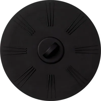 Produktbild von INF Silikon Spülbeckenstöpsel Abflussdeckel - 15,2cm, Geruchshemmend, Bad & Küche Schwarz