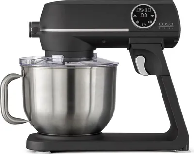 Produktbild von CASO Design Küchenmaschine mit Edelstahlschüssel & Accessoires KM 1800 Black-E, 3156