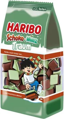Produktbild von Haribo Lakritz Konfekt Schoko-Minz Traum 300 g