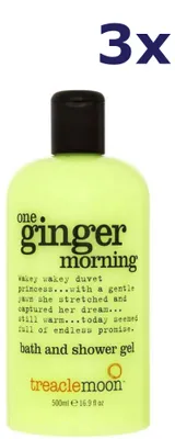Produktbild von 3x Treaclemoon Douchegel - One Ginger Morning 500ml