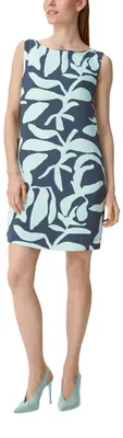 Produktbild von comma Damen 60.2.61.20.200.2132868 Kleid, 58C0 blau|türkis, 40