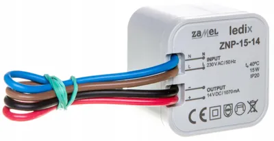 Obrázek produktu pro Zapuštěný Led Napáječ 14 V Dc, 15 W, Typ: Znp-15-14