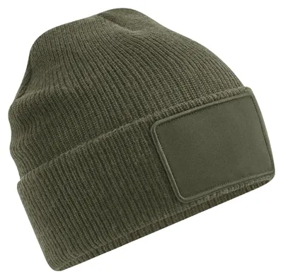 Image de Beechfield - Casquette avec écusson amovible FK1680 (taille unique) (vert militaire)