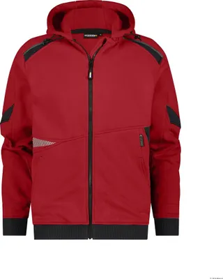 Immagine prodotto di Felpa con cappuccio, ROSSO/NERO, taglia 3XL