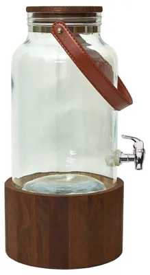 Produktbild von Home Deco Factory Getrankespender - 6 Liter - Glas - Limonadenspender - Wasserspender