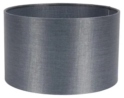 Produktbild von Lampenschirm, 25 cm - Zylinderform - Blau - Stoff