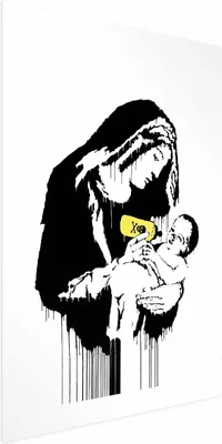 Produktbild von Posterpapier Poster - Breastfeeding Mother 60x90 cm Streetart h-C-0093-ao-a