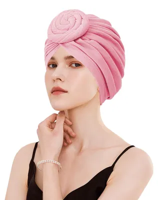 Obrázek produktu pro Adorila: Turbanové čepice pro ženy, měkké, elastické čelenky pro pacientky po chemoterapii