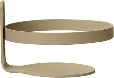 Image de Support mural Blomus Sono, pour accessoires de salle de bain, en acier inoxydable peint, couleur bronze, référence 66448