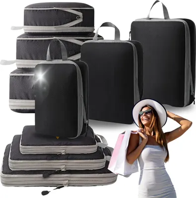 Produktbild von KOMPRESSIONSORGANIZER zum Packen von Koffern Reisetaschen 3er Set
