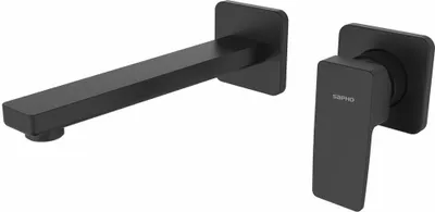 Immagine prodotto di Miscelatore per lavabo a 2 fori TURSI, nero opaco