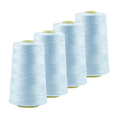 Produktbild von 4 x 4572m Qualitäts Overlock-Garn Overlock-Nähgarn Farbe 781 - 820, Farbe:A808 zartes flieder
