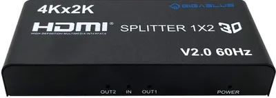 Immagine prodotto di Splitter Gigablue Ultra 4K/2K HDMI 2.0 HDR (1 ingresso / 2 uscite, 4K UHD, 60 Hz, nero)