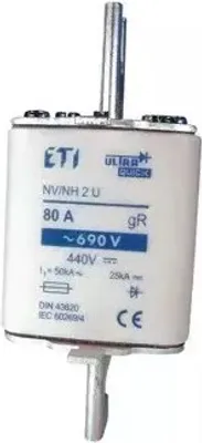 Zdjęcie produktu dla S1UQU/110/100A/690V ultraszybkie wkładki bezpiecznikowe, 004333111 ETI