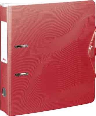 Produktbild von 6 x Ordner 7cm Wave red