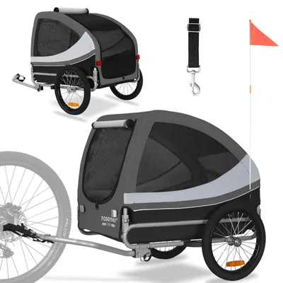 Produktbild von DOGGYHUT® "Tobi" LARGE Hundefahrradanhänger Hundeanhänger Fahrradanhänger