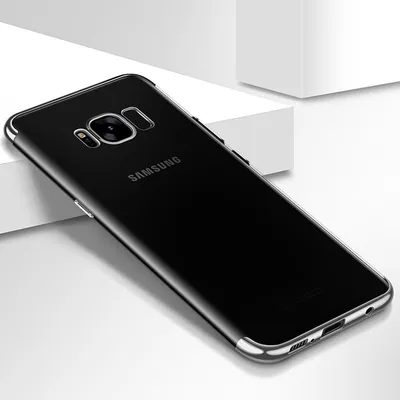 Produktbild von Handy Hülle Schutz Case für Samsung Galaxy A8 2018 Durchsichtig Transparent Silber