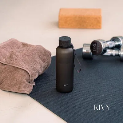 Productafbeelding van KIVY Drinkfles 650 ml van Tritan, lekvrij en vaatwasmachinebestendig