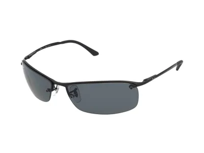 Zdjęcie produktu dla Ray-Ban RB3183, Dorosły, Uni , Prostokątny, Czarny, Soczewki spolaryzowane, Metal