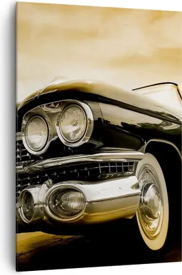 Produktbild von Bild auf Leinwand - Leinwandbild - Einteilig - Auto Chrom Rad - 70x100cm - Wand Bild - Wanddeko - Wandbilder - Leinwanddruck - Kunstdruck - Wanddekoration - Leinwand bilder - Wandbild - PA70x100-0160