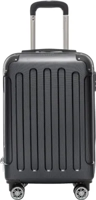 Produktbild von TRVLMORE Handgepäck Koffer - 38L - Zahlenschloss - Leichtgewicht - Trolley - 54x36x20cm - Passt in 55x40x20 cm - Schwarz