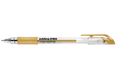 Produktbild von Edding 2185, Verschlossener Gelschreiber, Gold, Gold, Metallisch, Rund, 0,7 mm, Tinte auf Wasserbasis
