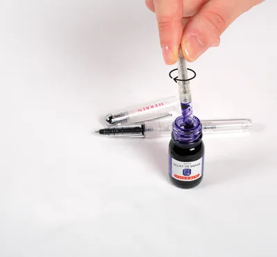 Produktbild von Jacques Herbin 6x Kolbenkonverter für Tintenroller und Füller Transparent 22200T