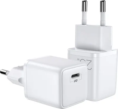 Produktbild von Kleines Schnellladegerät USB-C PD Netzteil 5-12V 25W - weiß