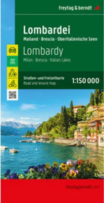 Zdjęcie produktu dla Lombardia, 1:150 000 mapa samochodowa WYDANIE Freytag&Berndt