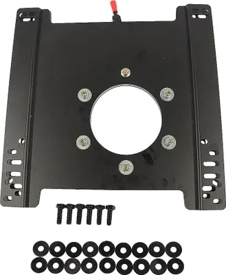 Obrázek produktu pro Otočná základna sedadla spolujezdce, Odolná ocel, Standardní velikost, Vhodné pro Ford Transit 150 250 350, Navrženo pro bezpečné použití cestujícími, Snadná instalace