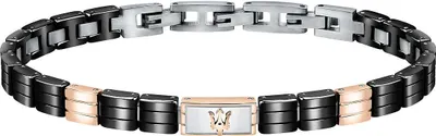 Produktbild von MASERATI BRACELET RG BLACK CERAMIC 100% Edelstahl schwarz