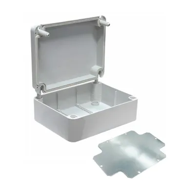 Produktbild von ARLI Abzweigdose  IP67 Aufputz 190 x 145 x 80 mm Feuchtraumdose inkl. Montageplatte