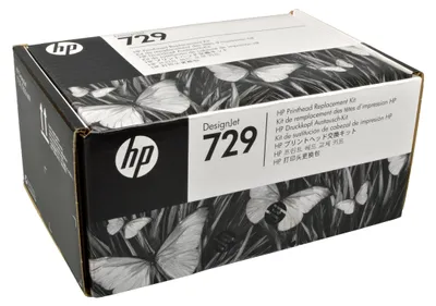 Produktbild von HP 729 DesignJet Druckkopfersatzkit, HP DesignJet T730 Drucker, HP DesignJet T830 Multifunktionsdrucker, Thermal Inkjet, Schwarz, Cyan, Magenta, Gelb, Singapur, Malaysia, 260,4 mm, 168,3 mm