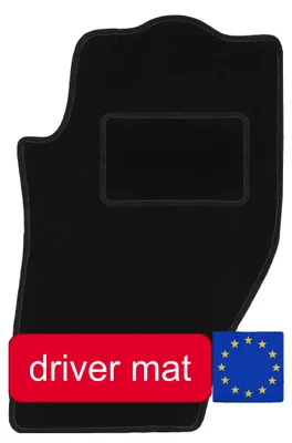 Immagine prodotto di Tappetino per conducente, su misura, materiale resistente, nero