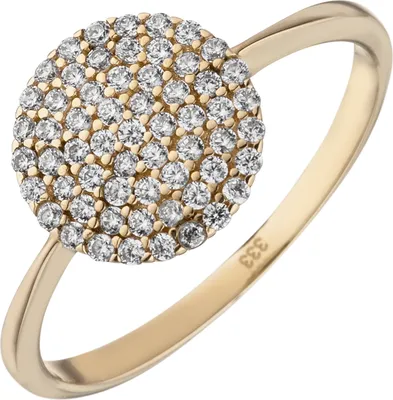 Produktbild von Gr. 60 Damen Ring 333 Gold Gelbgold 60 Zirkonia Goldring