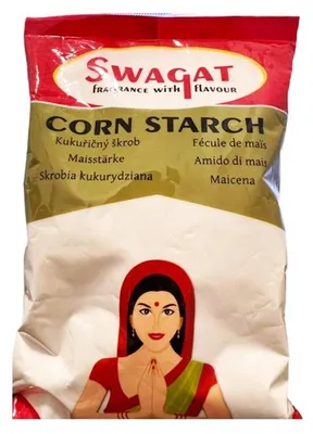 Zdjęcie produktu dla Skrobia kukurydziana Swagat Corn Starch 500 g – do zagęszczania sosów zup