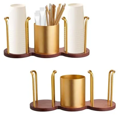 Kaffeestation gold, Becherhalter, 31x10x11 cm