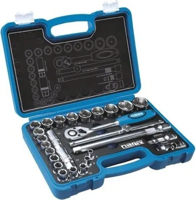 Obrázok produktu pre NAREX Gola sada 1/2" s račňou 27ks (8-32mm)